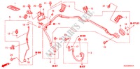 AIR CONDITIONER (HOSES/PI PES) (RH) for Honda ACCORD TOURER 2.4 TYPE S 5 Doors 6 speed manual 2006