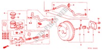 BRAKE MASTER CYLINDER/ MASTER POWER (LH) for Honda ACCORD TOURER 2.2 SPORT 5 Doors 6 speed manual 2007
