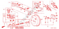 BRAKE MASTER CYLINDER/ MASTER POWER (RH) for Honda ACCORD TOURER 2.2 EXECUTIVE 5 Doors 6 speed manual 2007