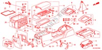 CONSOLE for Honda ACCORD TOURER 2.2 EXECUTIVE 5 Doors 6 speed manual 2007