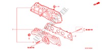 EXHAUST MANIFOLD (DIESEL) for Honda ACCORD TOURER 2.2 SPORT 5 Doors 6 speed manual 2007