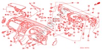 INSTRUMENT PANEL (RH) for Honda ACCORD TOURER 2.2 EXECUTIVE 5 Doors 6 speed manual 2007