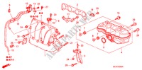 INTAKE MANIFOLD (2.0L) for Honda ACCORD TOURER 2.0 SPORT 5 Doors 5 speed manual 2007