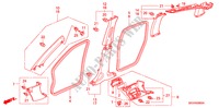 PILLAR GARNISH (LH) for Honda ACCORD TOURER 2.2 SPORT 5 Doors 6 speed manual 2007
