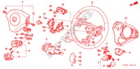 STEERING WHEEL (SRS) (1) for Honda ACCORD TOURER 2.0 COMFORT 5 Doors 5 speed automatic 2008