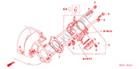THROTTLE BODY (2.4L) for Honda ACCORD TOURER 2.4 TYPE S 5 Doors 6 speed manual 2008