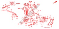 TURBOCHARGER (DIESEL) for Honda ACCORD TOURER 2.2 EXECUTIVE 5 Doors 6 speed manual 2007