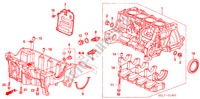 CYLINDER BLOCK/OIL PAN (VTEC) for Honda CITY EXI 4 Doors 5 speed manual 2006