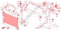 AIR CONDITIONER (HOSES/PIPES) (RH) for Honda CITY V 4 Doors 5 speed manual 2008