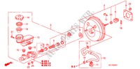 BRAKE MASTER CYLINDER/ MASTER POWER (RH) for Honda CITY V 4 Doors 5 speed manual 2008