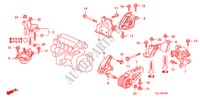 ENGINE MOUNTS (MT) for Honda CITY 1.4 ES 4 Doors 5 speed manual 2007