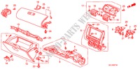 INSTRUMENT PANEL GARNISH (PASSENGER SIDE) (RH) for Honda CITY S 4 Doors 5 speed manual 2008