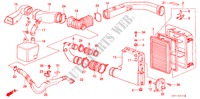 AIR CLEANER (PGM FI) for Honda PRELUDE 2.0SI 2 Doors 5 speed manual 1987
