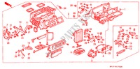 HEATER UNIT for Honda PRELUDE 2.0I-16 4WS 2 Doors 5 speed manual 1988