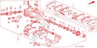 REAR BRAKE CALIPER for Honda PRELUDE 2.0I-16 4WS 2 Doors 5 speed manual 1988