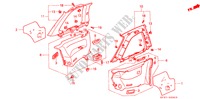 INTERIOR LINING for Honda PRELUDE 2.0EX 2 Doors 5 speed manual 1991