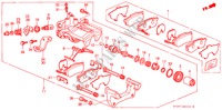 REAR BRAKE CALIPER for Honda PRELUDE 2.0EX 2 Doors 5 speed manual 1991