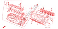 CYLINDER HEAD (REAR) for Honda LEGEND COUPE V6 2.7I 2 Doors 5 speed manual 1990