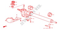 P.S. GEAR BOX (RH) for Honda LEGEND COUPE V6 2.7I 2 Doors 5 speed manual 1990