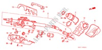 STEERING COLUMN (RH) for Honda LEGEND COUPE V6 2.7I 2 Doors 5 speed manual 1990