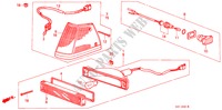 FRONT COMBINATION LIGHT for Honda BALLADE EX 4 Doors 5 speed manual 1986