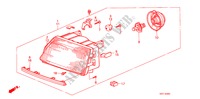 HEADLIGHT for Honda BALLADE EX 4 Doors 5 speed manual 1986