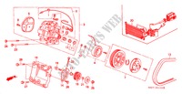 AIR CONDITIONER (COMPRESSOR)(1) for Honda CIVIC CRX 1.6I-16 3 Doors 5 speed manual 1989