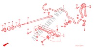 FRONT STABILIZER/ FRONT LOWER ARM (2) for Honda CIVIC CRX 1.6I-VT 3 Doors 5 speed manual 1990