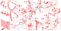 AIR CONDITIONER (HOSES/PIPES)(RH)('89 ) for Honda CIVIC 1.6I-VT 3 Doors 5 speed manual 1991