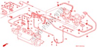 INSTALL PIPE/TUBING (3) for Honda CIVIC GL 3 Doors 5 speed manual 1989