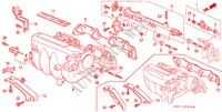 INTAKE MANIFOLD (5) for Honda CIVIC 1.6I-16 3 Doors 5 speed manual 1990