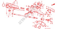 STEERING COLUMN (TILT) (RH) for Honda CIVIC 1.6I-VT 3 Doors 5 speed manual 1991