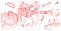 AIR CLEANER (1) for Honda CIVIC SHUTTLE GL 5 Doors 5 speed manual 1991