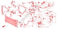 AIR CONDITIONER (HOSES/PIPES)(4) for Honda CIVIC SHUTTLE 1.6I-4WD 5 Doors 5 speed manual 1989