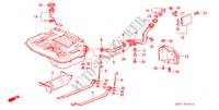 FUEL TANK for Honda CIVIC SHUTTLE GL 5 Doors 5 speed manual 1991