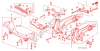 REAR STABILIZER/ REAR LOWER ARM for Honda CIVIC SHUTTLE GL 5 Doors 5 speed manual 1991