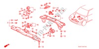 ENGINE MOUNTS (MT) for Honda CIVIC SHUTTLE 1.6I-4WD 5 Doors 5 speed manual 1993