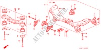 REAR AXLE for Honda CIVIC SHUTTLE 1.6I-4WD 5 Doors 5 speed manual 1993