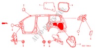 GROMMET(SIDE) for Honda ODYSSEY EXL 5 Doors 5 speed automatic 2009