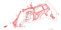 BODY STRUCTURE COMPONENTS (5)(2D) for Honda ACCORD EX-2.0I 3 Doors 5 speed manual 1988