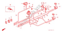 CONTROL BOX TUBING (2) for Honda ACCORD 2.0I-16 4 Doors 5 speed manual 1988
