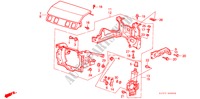 HEADLIGHT RETRACTABLE for Honda ACCORD EX-2.0I 3 Doors 5 speed manual 1988