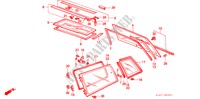 QUARTER WINDOW/ REAR WINDOW (2D) for Honda ACCORD EX-2.0I 3 Doors 5 speed manual 1988