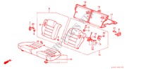 REAR SEAT (2D) for Honda ACCORD EX-2.0I 3 Doors 5 speed manual 1988