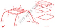 SLIDING ROOF (1) for Honda ACCORD EX 4 Doors 4 speed automatic 1988
