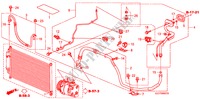 AIR CONDITIONER (HOSES/PI PES)(1.8L)(RH) for Honda FR-V 1.8 EX 5 Doors 6 speed manual 2008