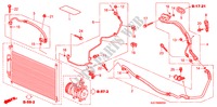 AIR CONDITIONER (HOSES/PI PES)(DIESEL)(RH) for Honda FR-V 2.2 EX 5 Doors 6 speed manual 2007