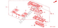 AUTO AIR CONDITIONER CONTROL (LH) for Honda FR-V 1.8 EXECUTIVE 5 Doors 6 speed manual 2009