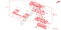 AUTO AIR CONDITIONER CONTROL (RH) for Honda FR-V 1.8 EX 5 Doors 6 speed manual 2008