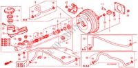 BRAKE MASTER CYLINDER/MAS TER POWER (LH) for Honda FR-V 1.8 EXECUTIVE 5 Doors 6 speed manual 2009